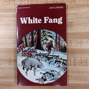 White Fang Jack London 1984 B&W Pocket Classics Comic Paperback Vintage 80s